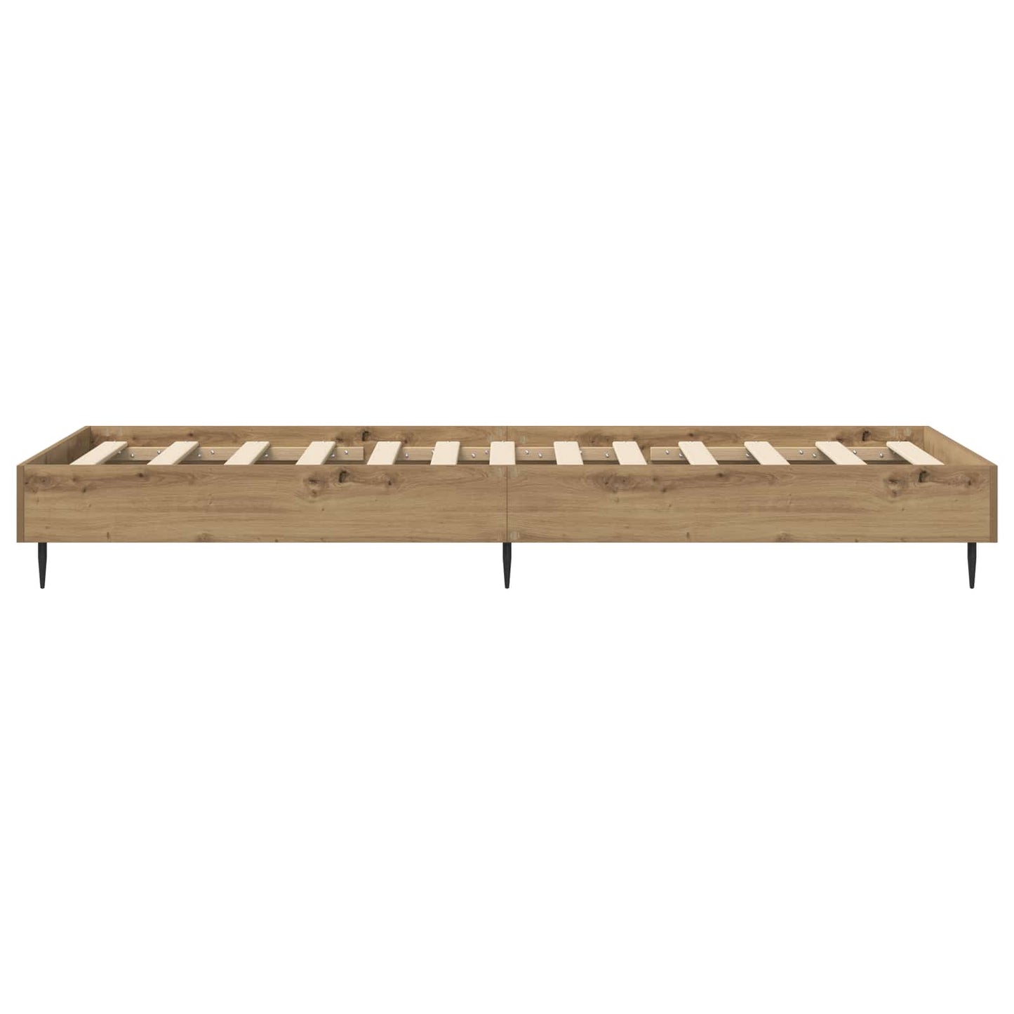 vidaXL Σκελετός Κρεβατιού Artisian Δρυς 80 x 200 cm Επεξεργασμένο Ξύλο