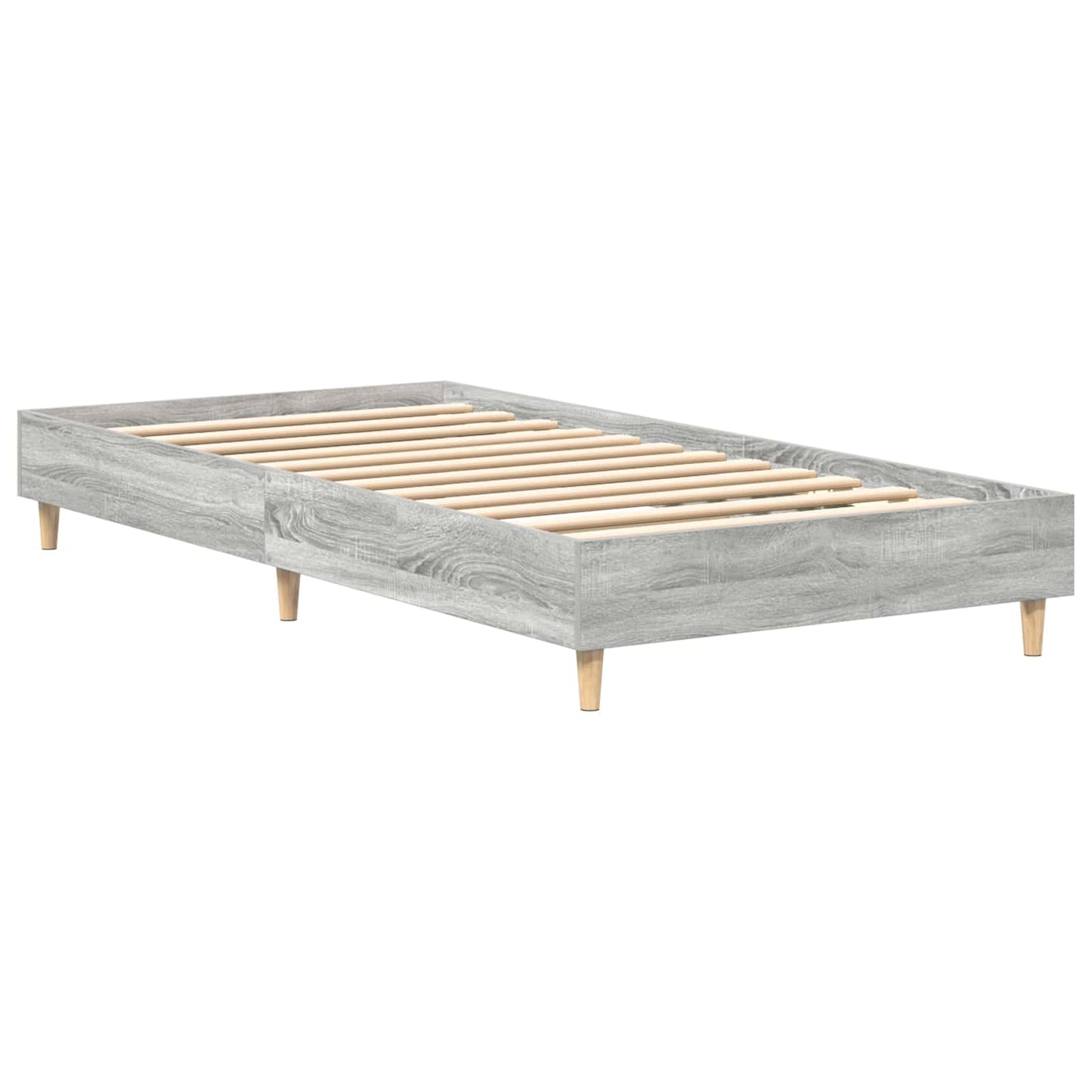 vidaXL Σκελετός Κρεβατιού Γκρι Sonoma 80 x 200 cm Επεξεργασμένο Ξύλο
