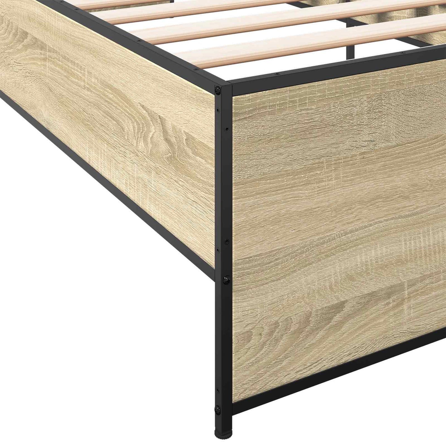 vidaXL Σκελετός Κρεβατιού Sonoma Δρυς 80 x 200 cm Επεξεργασμένο Ξύλο