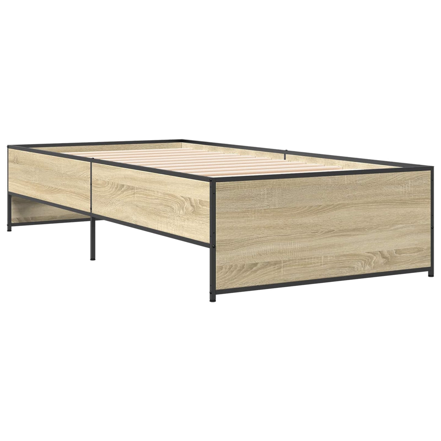 vidaXL Σκελετός Κρεβατιού Sonoma Δρυς 80 x 200 cm Επεξεργασμένο Ξύλο