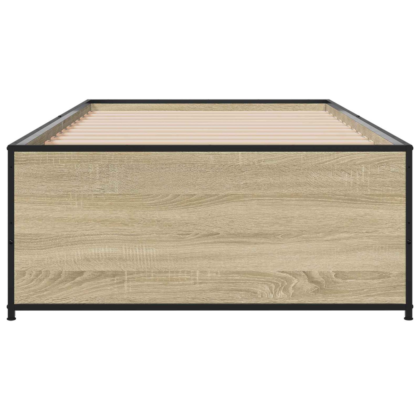 vidaXL Σκελετός Κρεβατιού Sonoma Δρυς 80 x 200 cm Επεξεργασμένο Ξύλο