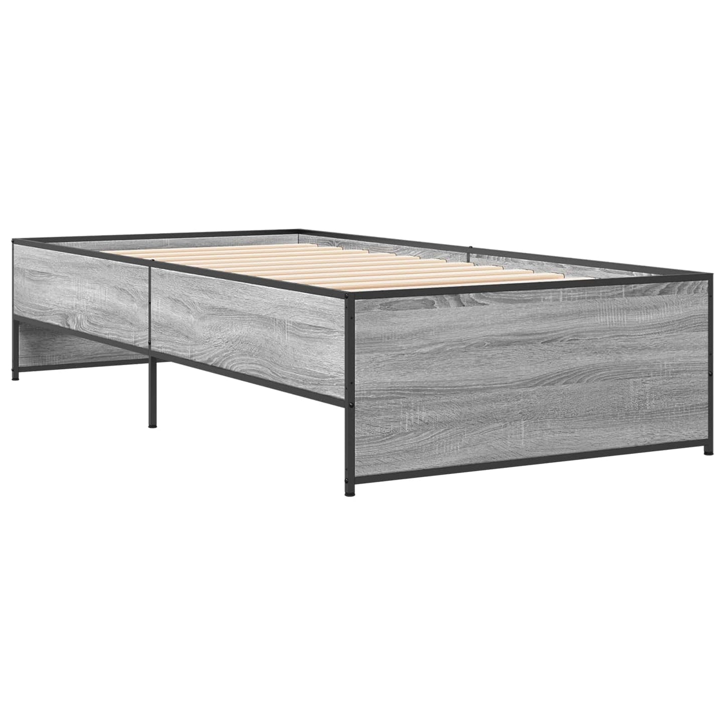 vidaXL Σκελετός Κρεβατιού Γκρι Sonoma 80 x 200 cm Επεξεργασμένο Ξύλο