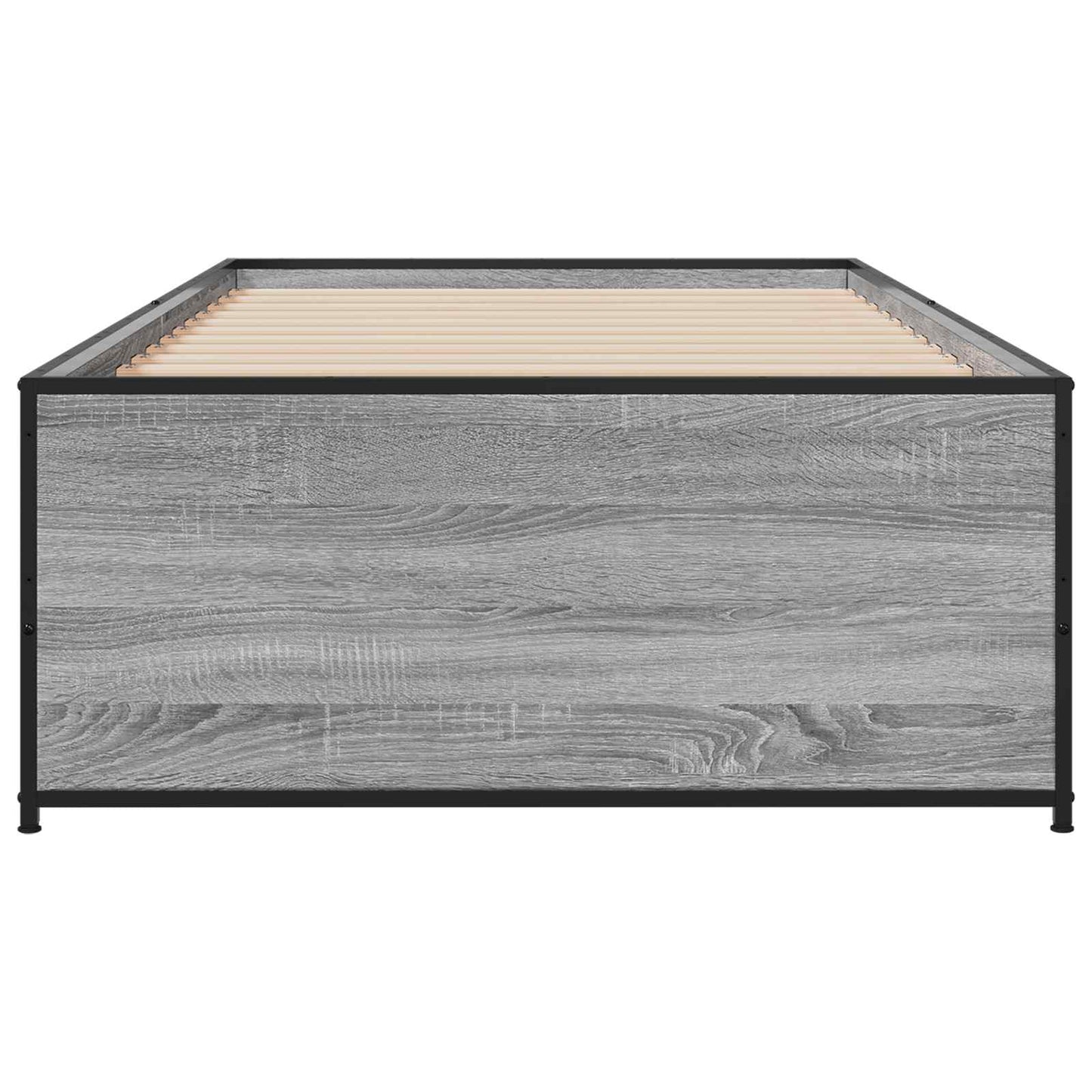 vidaXL Σκελετός Κρεβατιού Γκρι Sonoma 80 x 200 cm Επεξεργασμένο Ξύλο