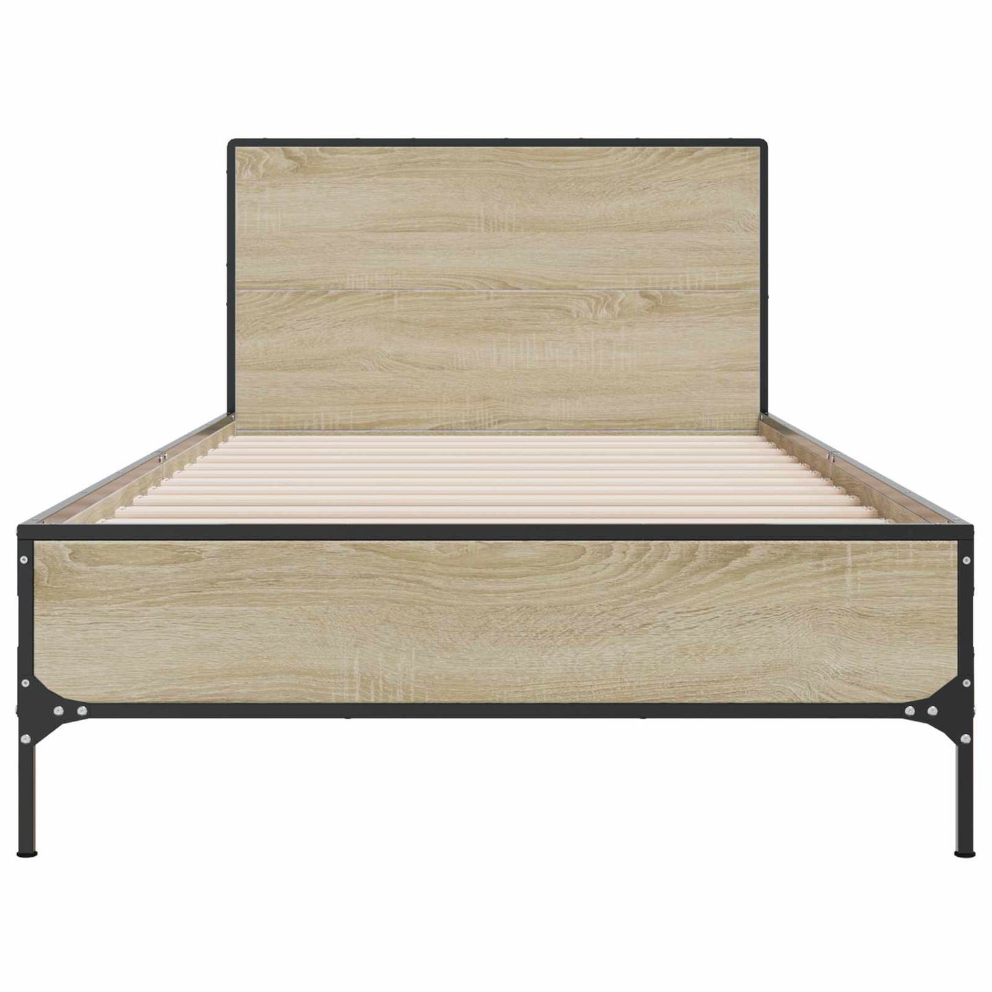 vidaXL Κρεβάτι με Κεφαλάρι Sonoma Δρυς 80 x 200 cm Επεξεργασμένο Ξύλο