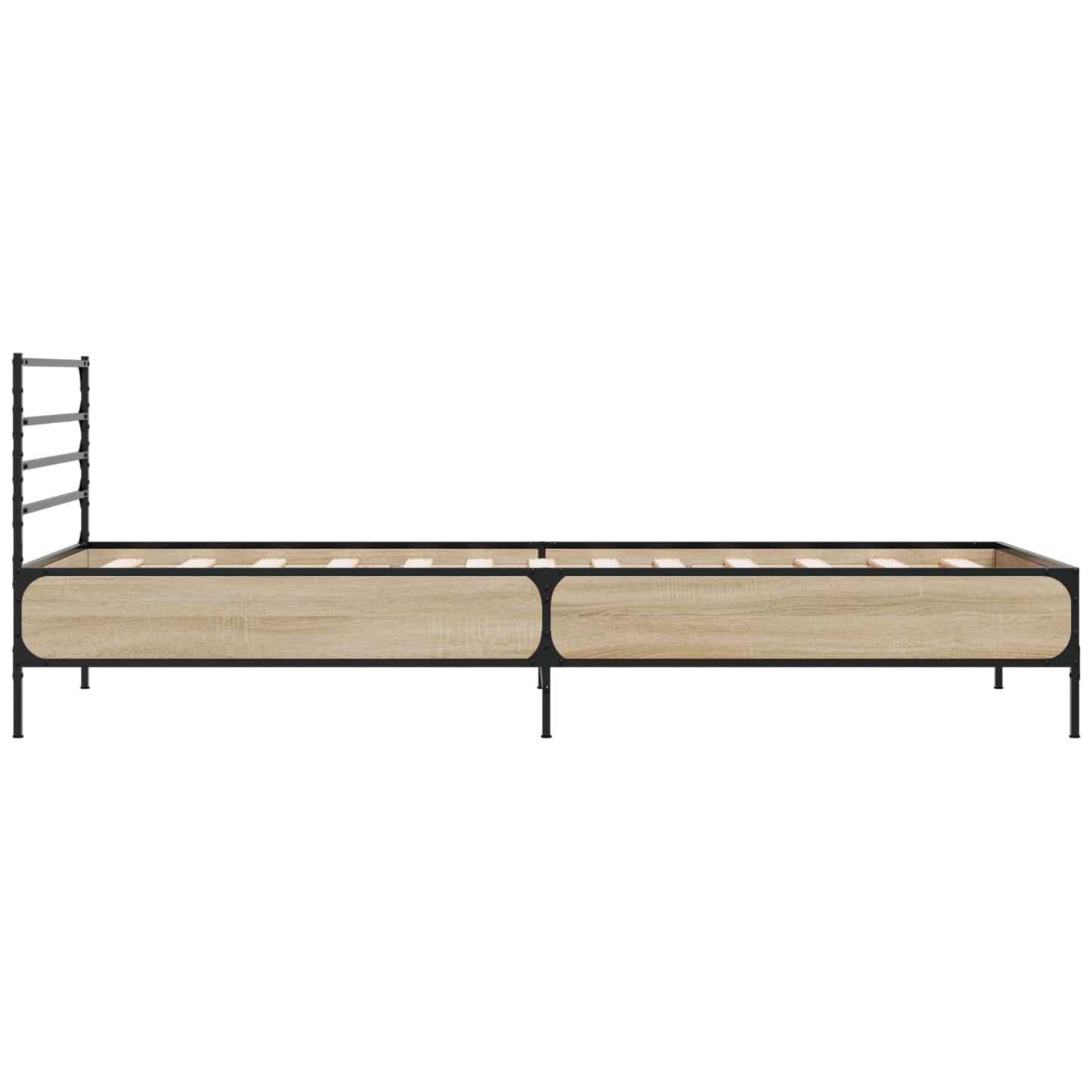 vidaXL Σκελετός Κρεβατιού Sonoma Δρυς 80 x 200 cm Επεξεργασμένο Ξύλο