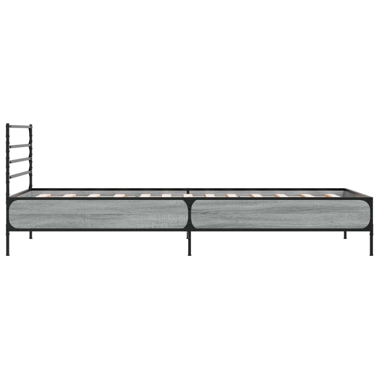 vidaXL Σκελετός Κρεβατιού Γκρι Sonoma 80 x 200 cm Επεξεργασμένο Ξύλο
