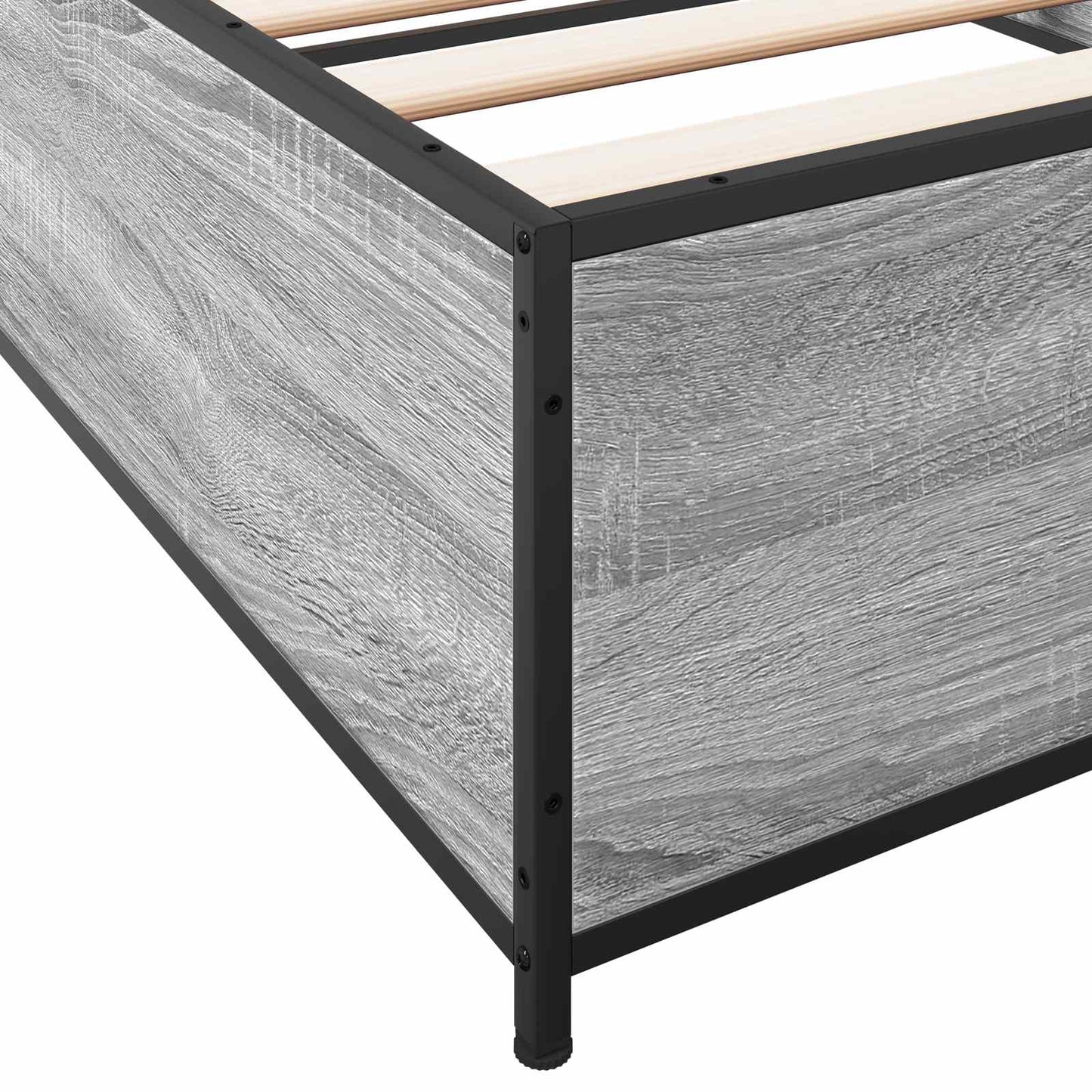 vidaXL Σκελετός Κρεβατιού Γκρι Sonoma 80 x 200 cm Επεξεργασμένο Ξύλο