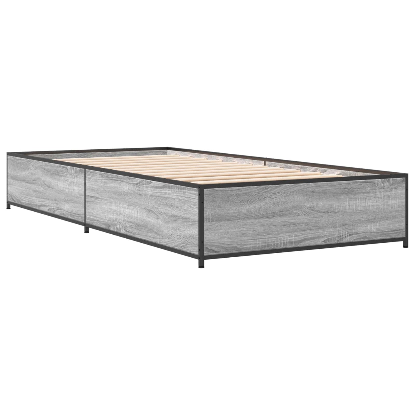 vidaXL Σκελετός Κρεβατιού Γκρι Sonoma 80 x 200 cm Επεξεργασμένο Ξύλο