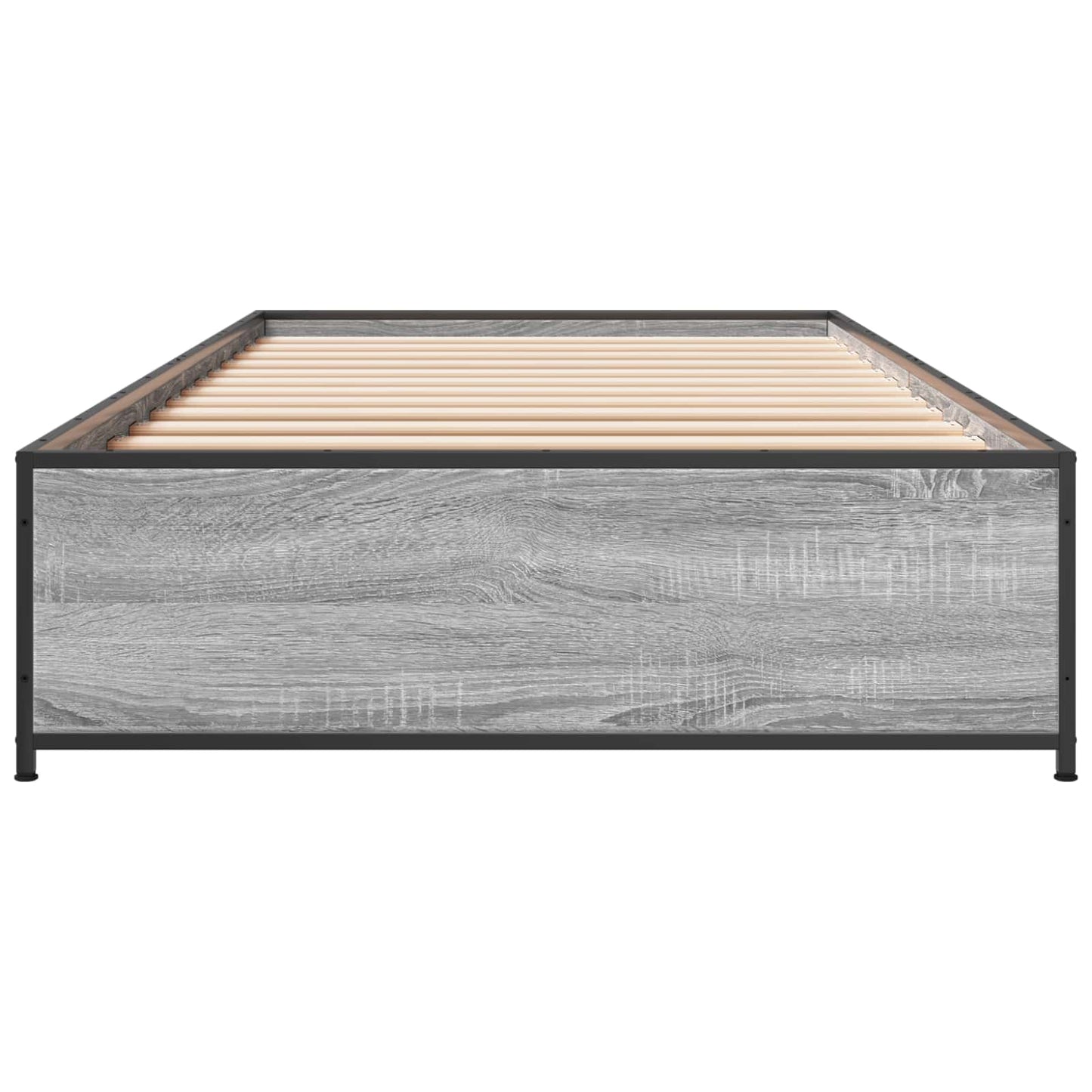 vidaXL Σκελετός Κρεβατιού Γκρι Sonoma 80 x 200 cm Επεξεργασμένο Ξύλο