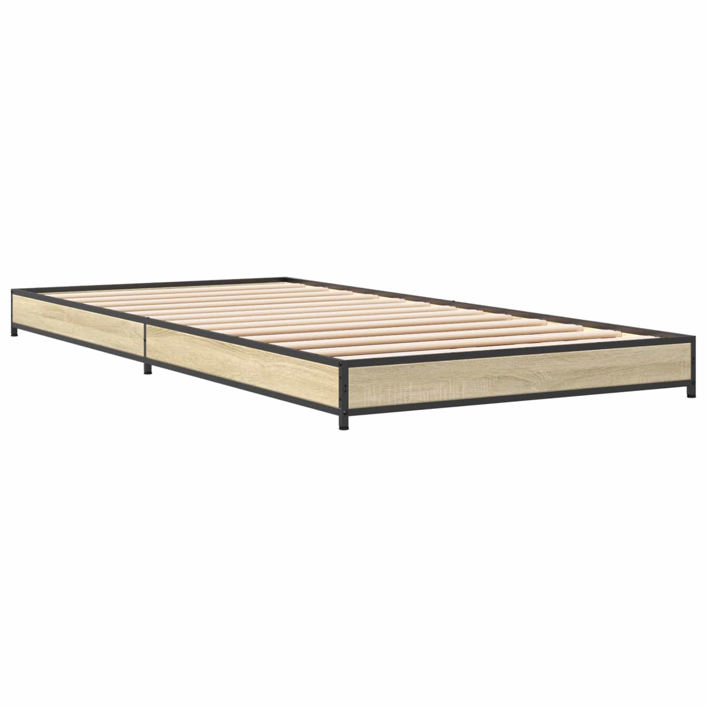 vidaXL Σκελετός Κρεβατιού Sonoma Δρυς 80 x 200 cm Επεξεργασμένο Ξύλο