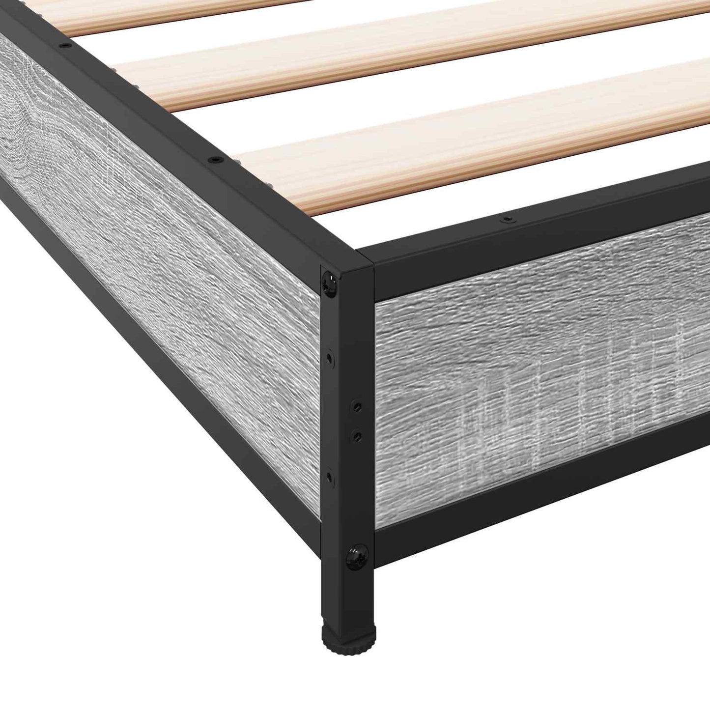 vidaXL Σκελετός Κρεβατιού Γκρι Sonoma 80 x 200 cm Επεξεργασμένο Ξύλο