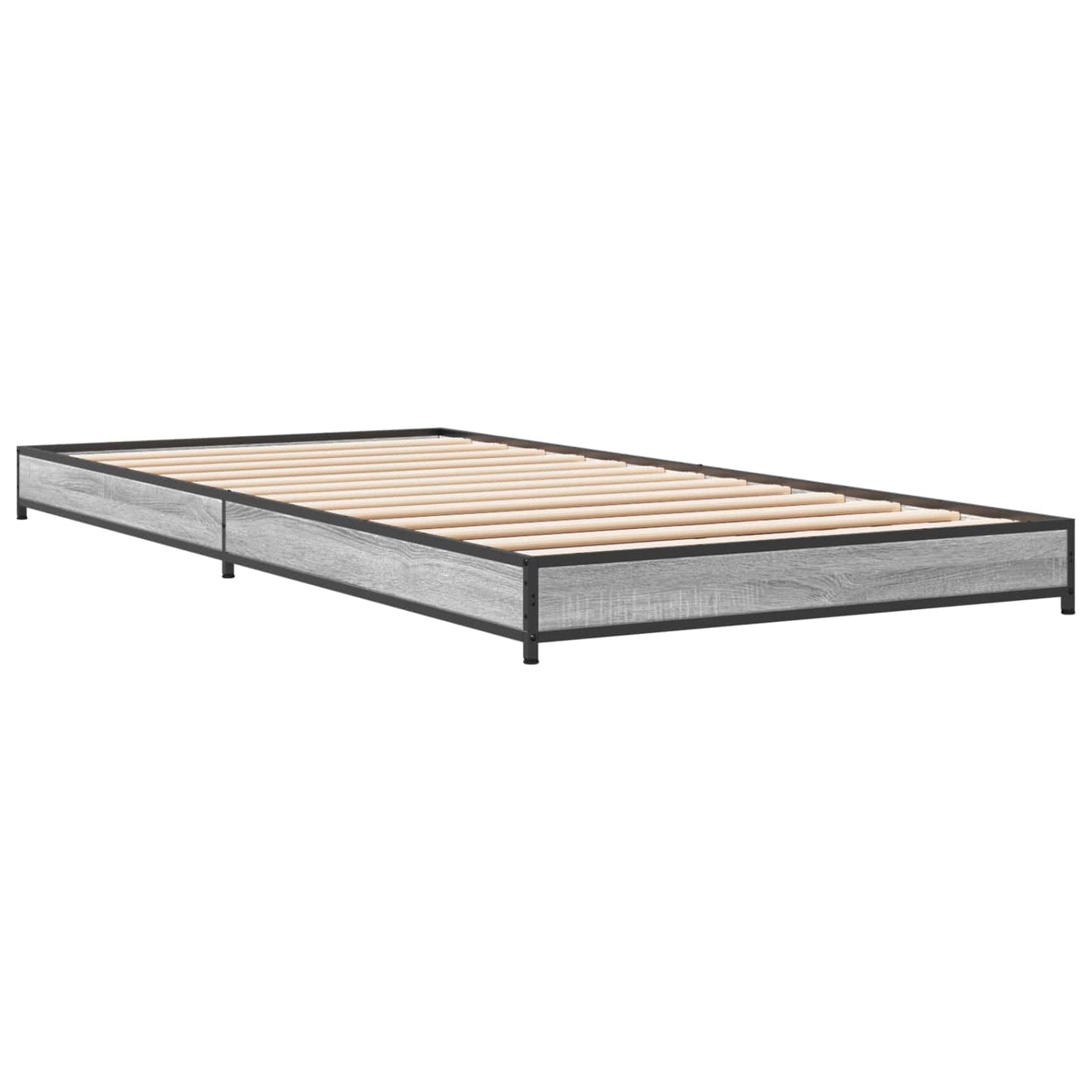 vidaXL Σκελετός Κρεβατιού Γκρι Sonoma 80 x 200 cm Επεξεργασμένο Ξύλο