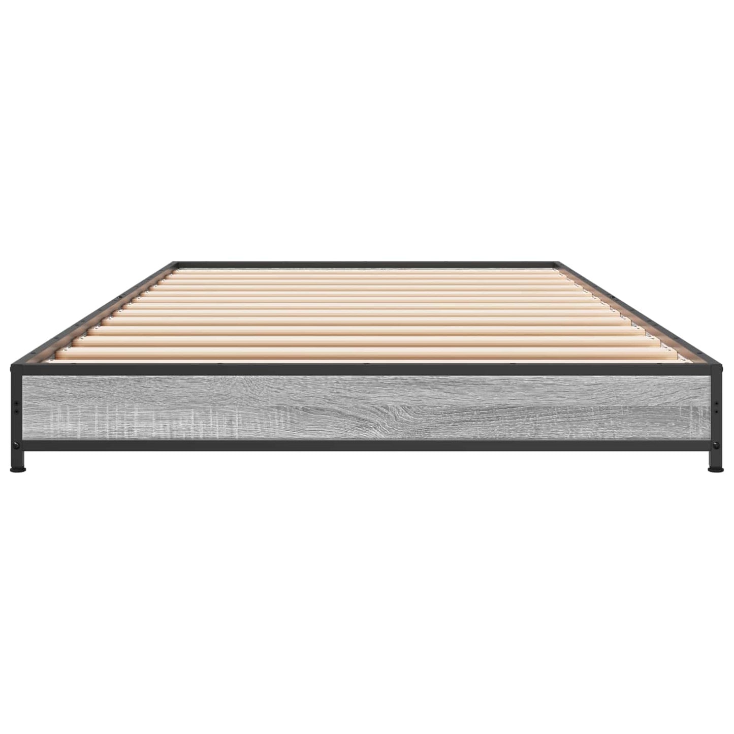 vidaXL Σκελετός Κρεβατιού Γκρι Sonoma 80 x 200 cm Επεξεργασμένο Ξύλο