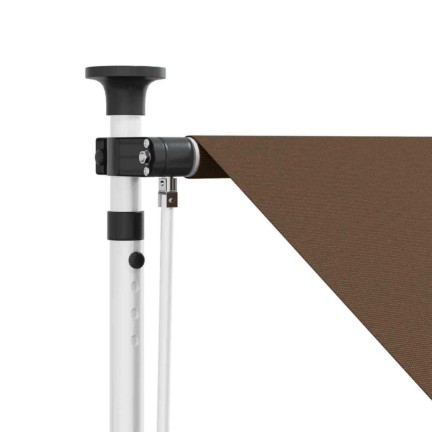 vidaXL Χειροκίνητη Ανακλινόμενη Σκίαση Taupe 300 cm