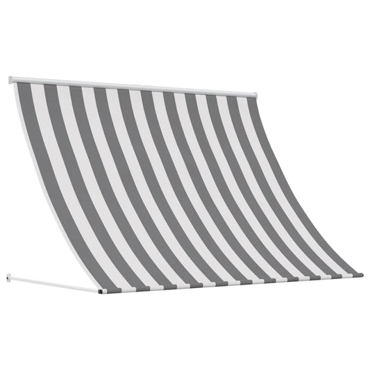 vidaXL Αντιανεμικό Γκρι και Λευκό 400 x 150 cm