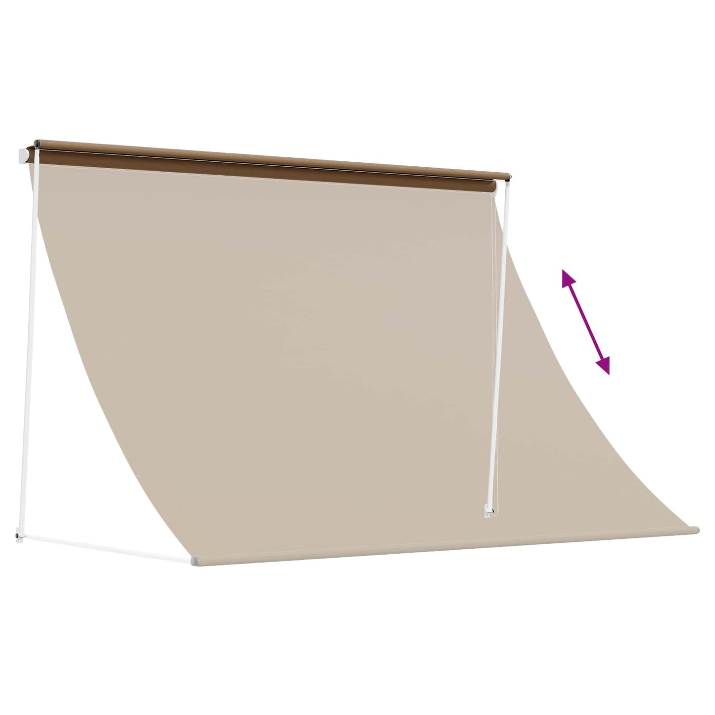 vidaXL Αντιανεμικό Μπεζ 150 x 150 cm