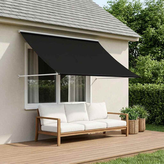 vidaXL Αντιανεμικό Μαύρο 250 x 150 cm