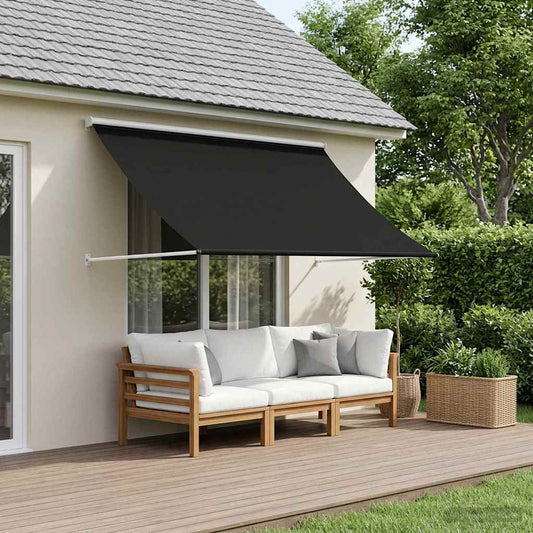 vidaXL Αντιανεμικό Μαύρο 300 x 150 cm