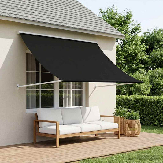 vidaXL Αντιανεμικό Μαύρο 350 x 150 cm