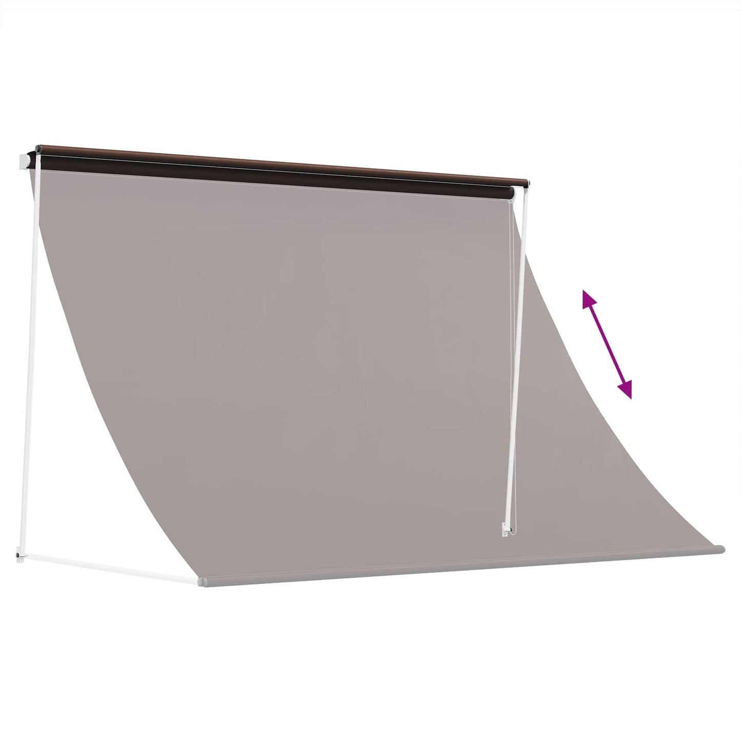 vidaXL Αντιανεμικό Καφέ 150 x 150 cm