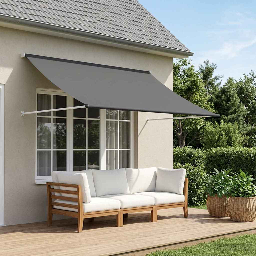 vidaXL Αντιανεμικό Ανοιχτό γκρι 300 x 150 cm