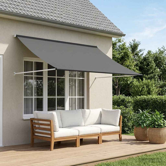 vidaXL Αντιανεμικό Ανοιχτό γκρι 300 x 150 cm