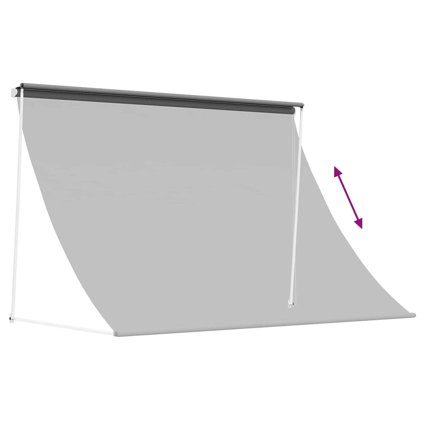 vidaXL Αντιανεμικό Ανοιχτό γκρι 300 x 150 cm