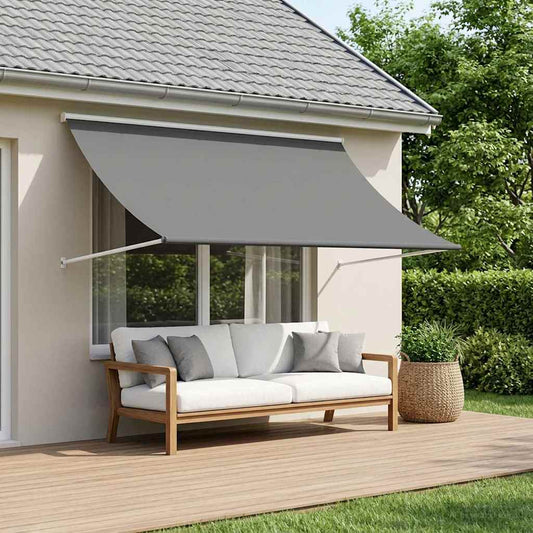 vidaXL Αντιανεμικό Ανοιχτό γκρι 400 x 150 cm