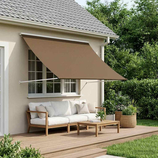 vidaXL Αντιανεμικό Taupe 350 x 150 cm