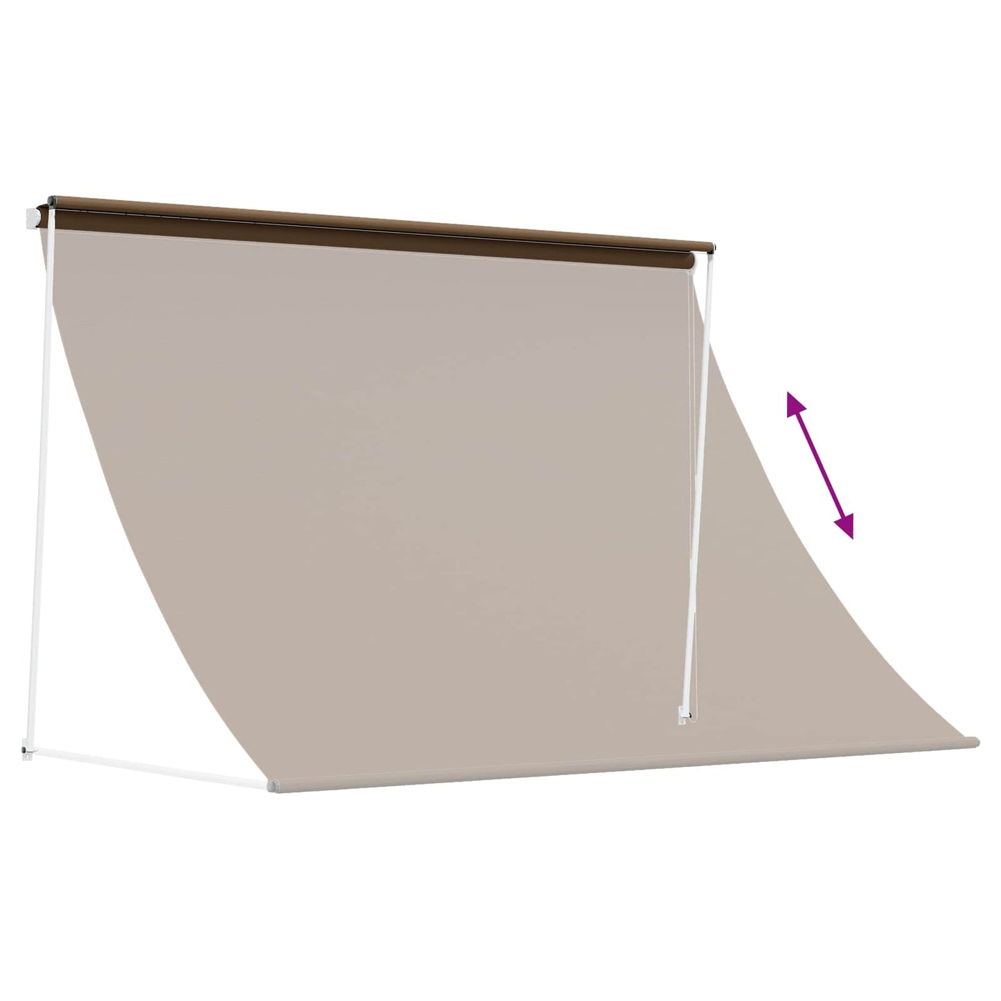vidaXL Αντιανεμικό Taupe 350 x 150 cm