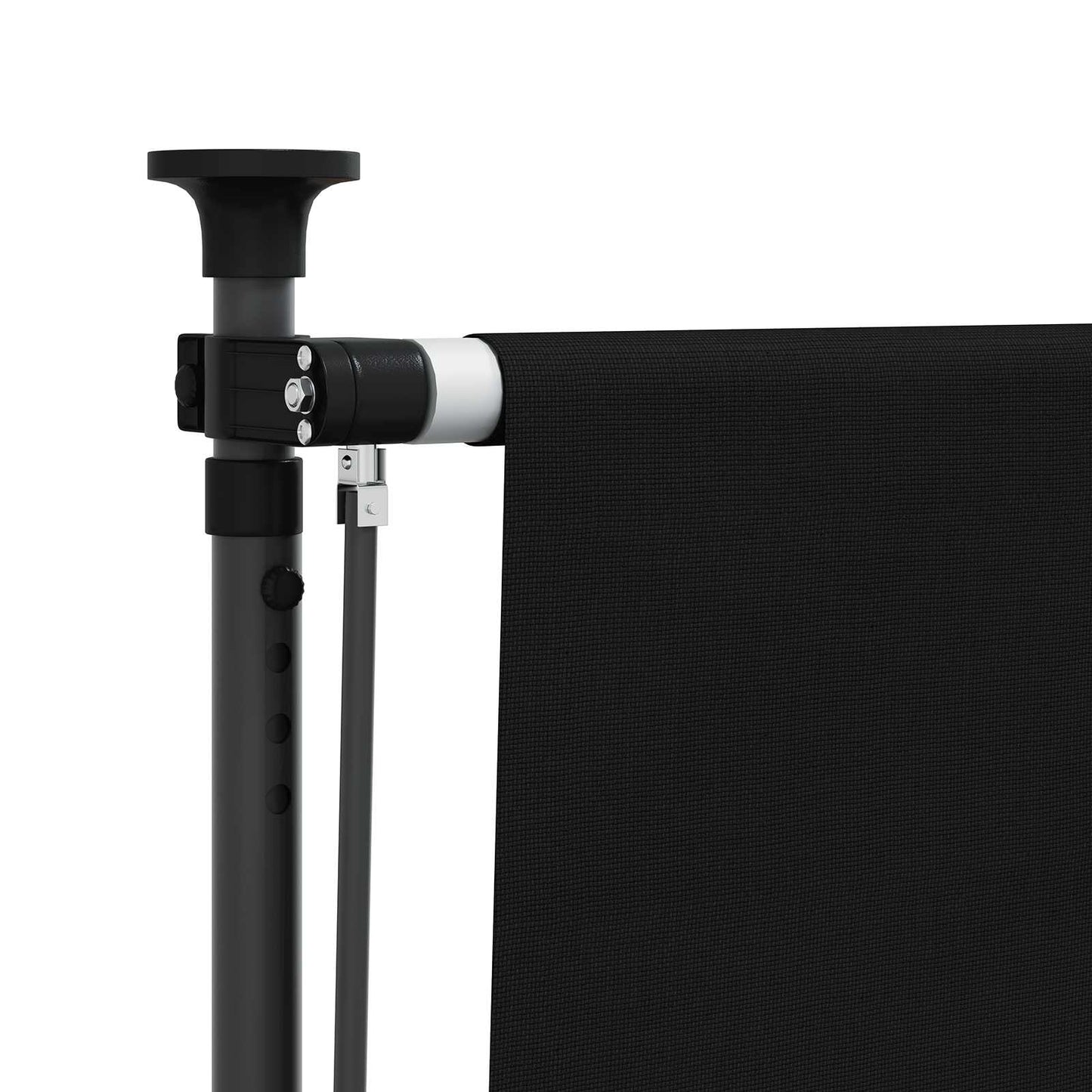 vidaXL Εξωτερικό ρολό Μαύρο 100 x 270 cm