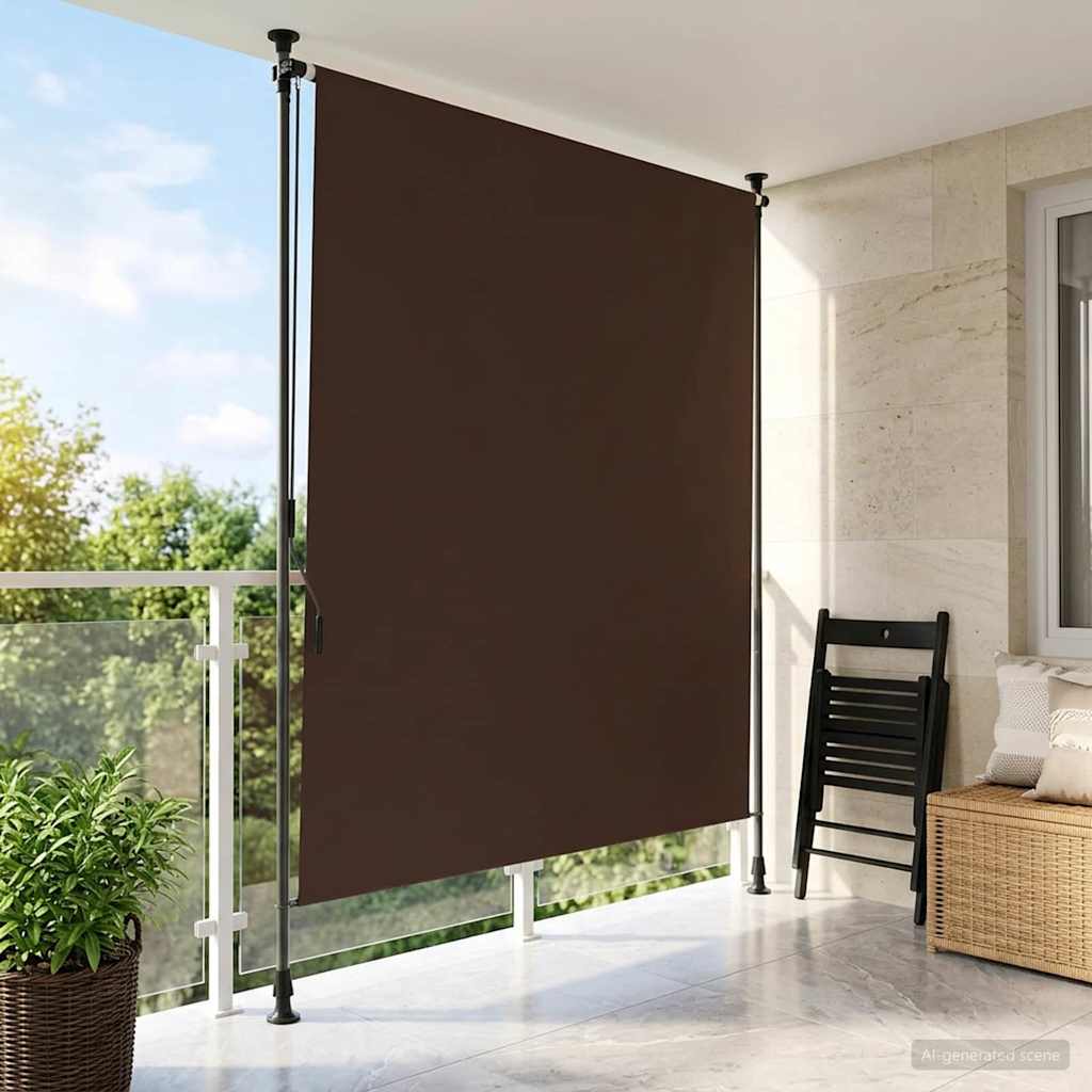 vidaXL Εξωτερικό ρολό Καφέ 120 x 270 cm