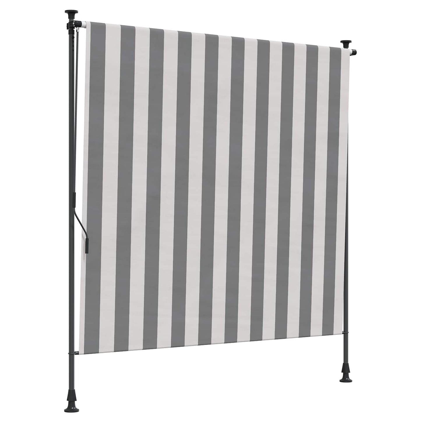 vidaXL Εξωτερικό ρολό Γκρι και Λευκό 150 x 270 cm