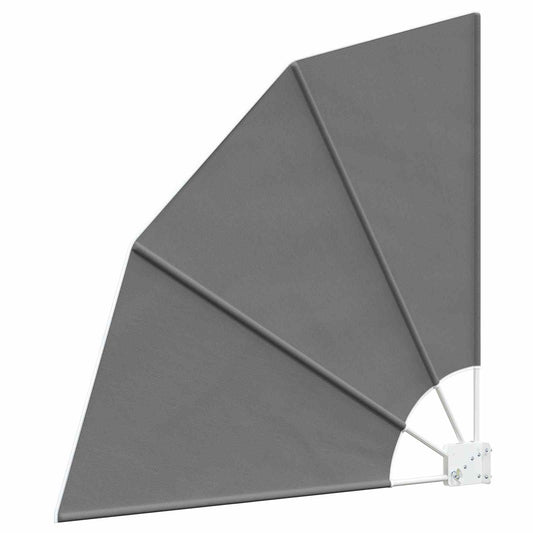 vidaXL Αδιάφανο σκίαστρο μπαλκονιού 115 x 115 εκ Πολυεστέρας