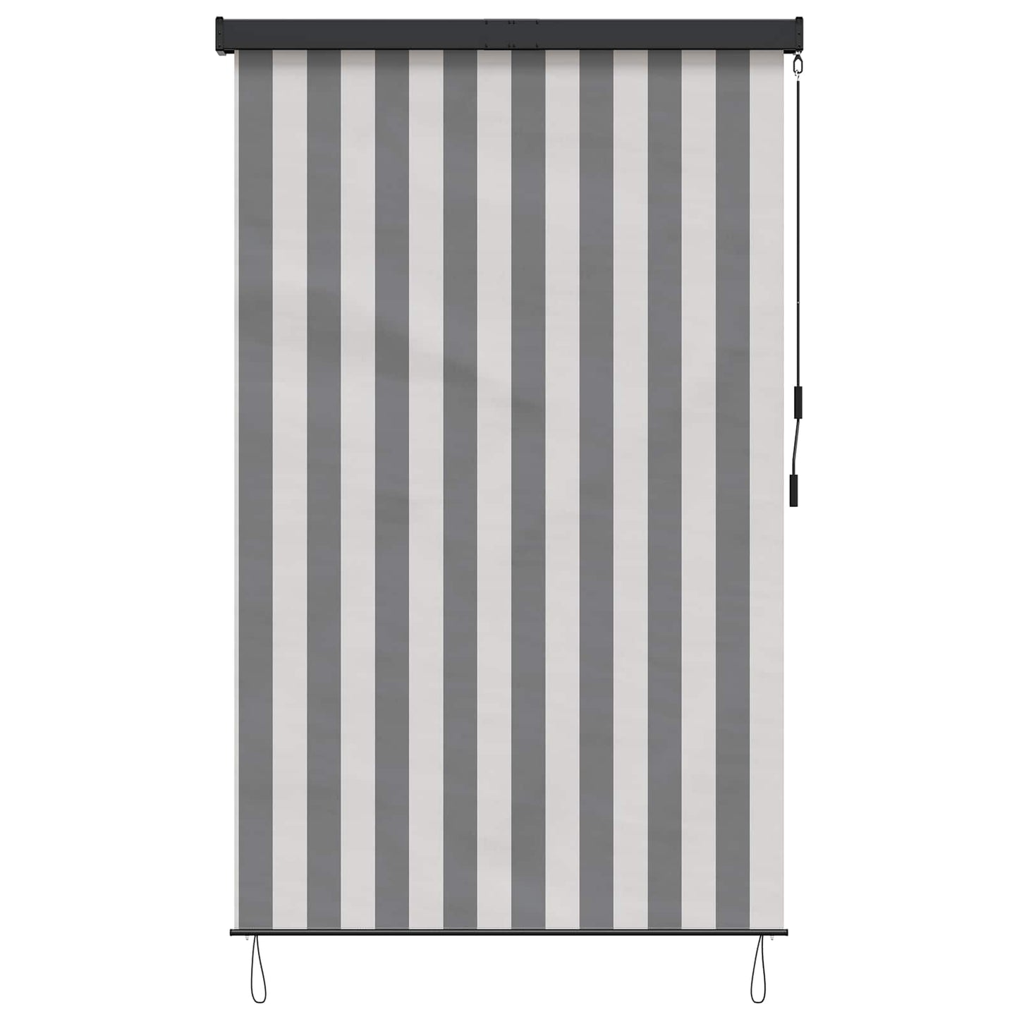 vidaXL Ρόλερ Γκρι και Λευκό 120 x 250 cm Ύφασμα και Αλουμίνιο