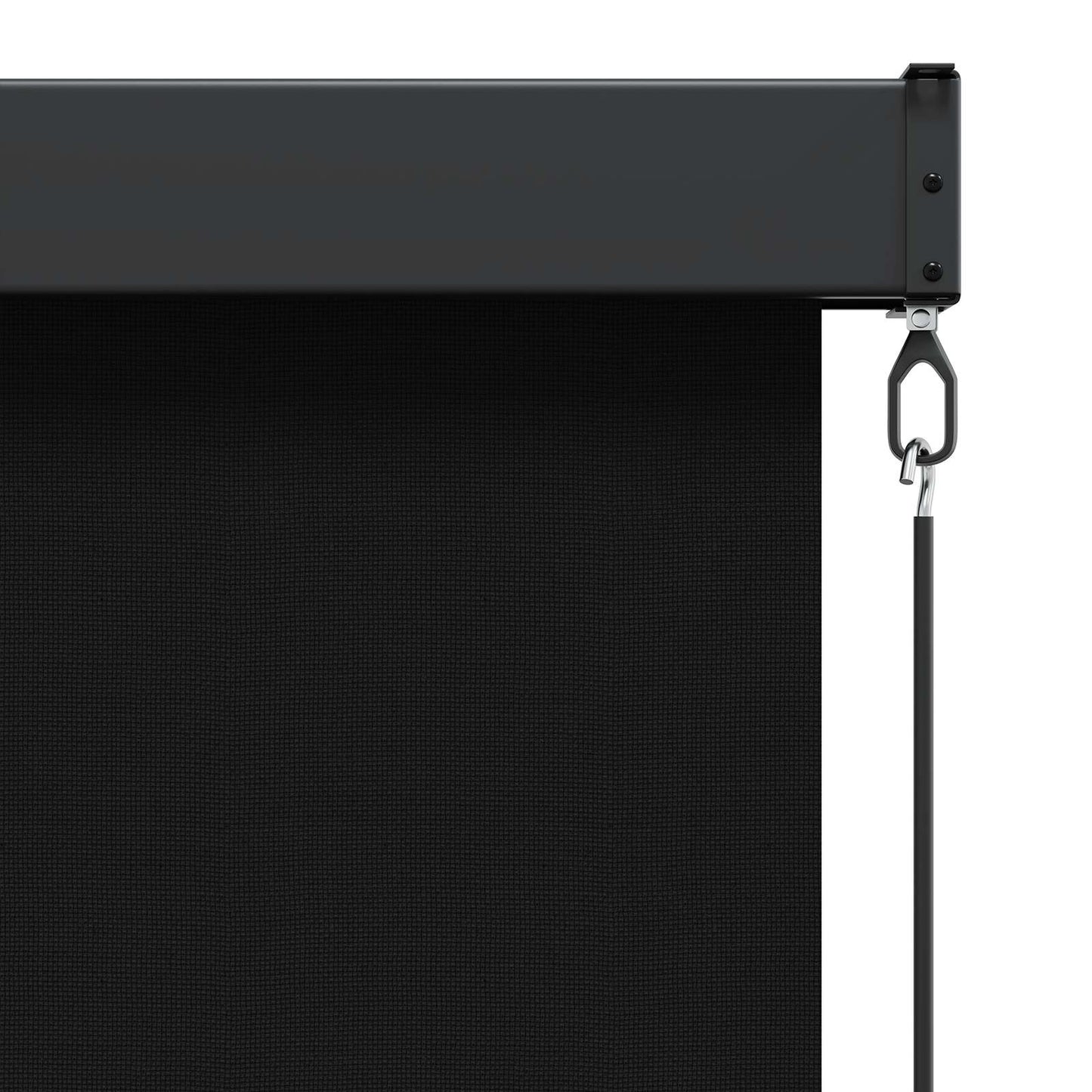 vidaXL Ρόλερ Μαύρο 140 x 250 cm Ύφασμα και Αλουμίνιο