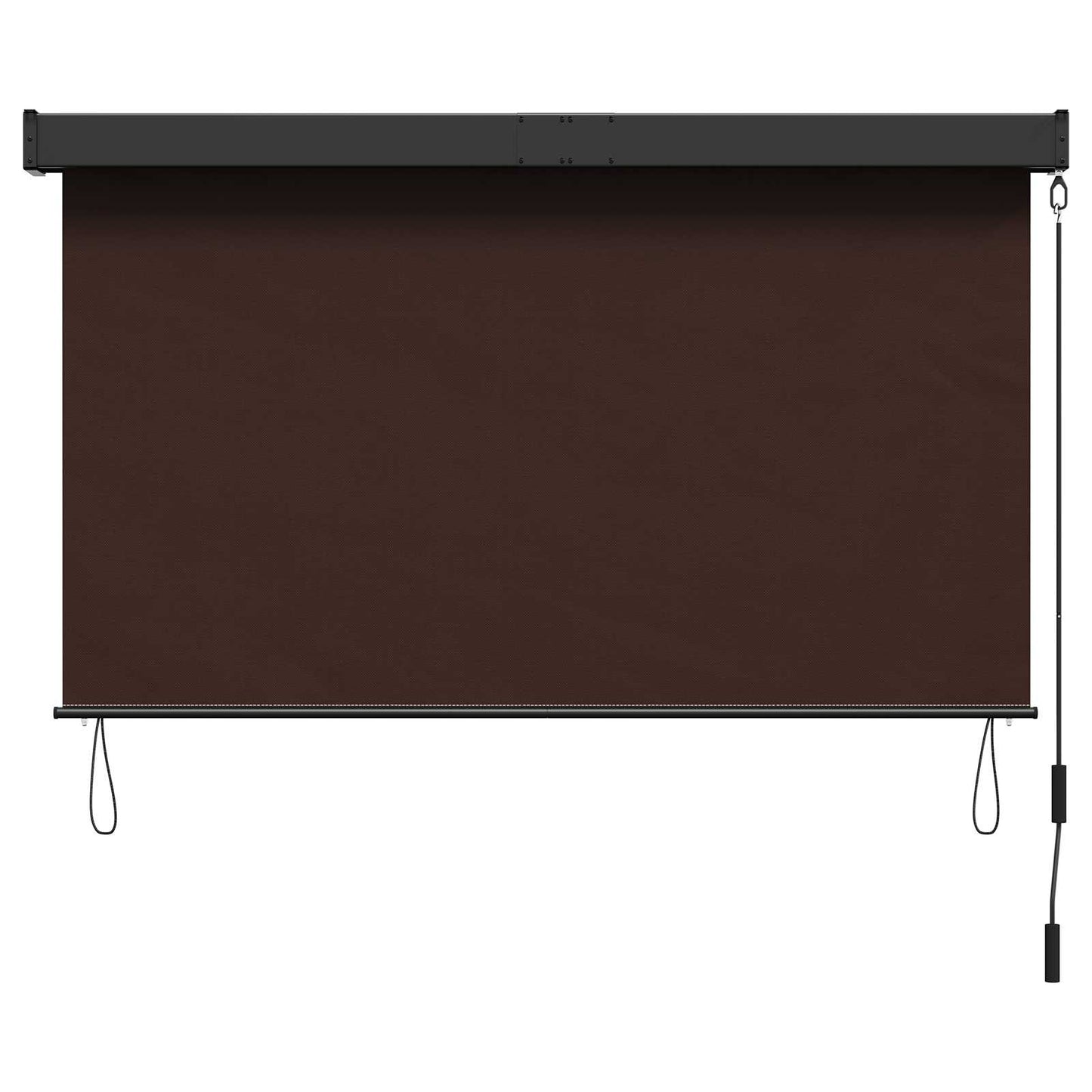 vidaXL Ρόλερ Καφέ 180 x 250 cm Ύφασμα και Αλουμίνιο