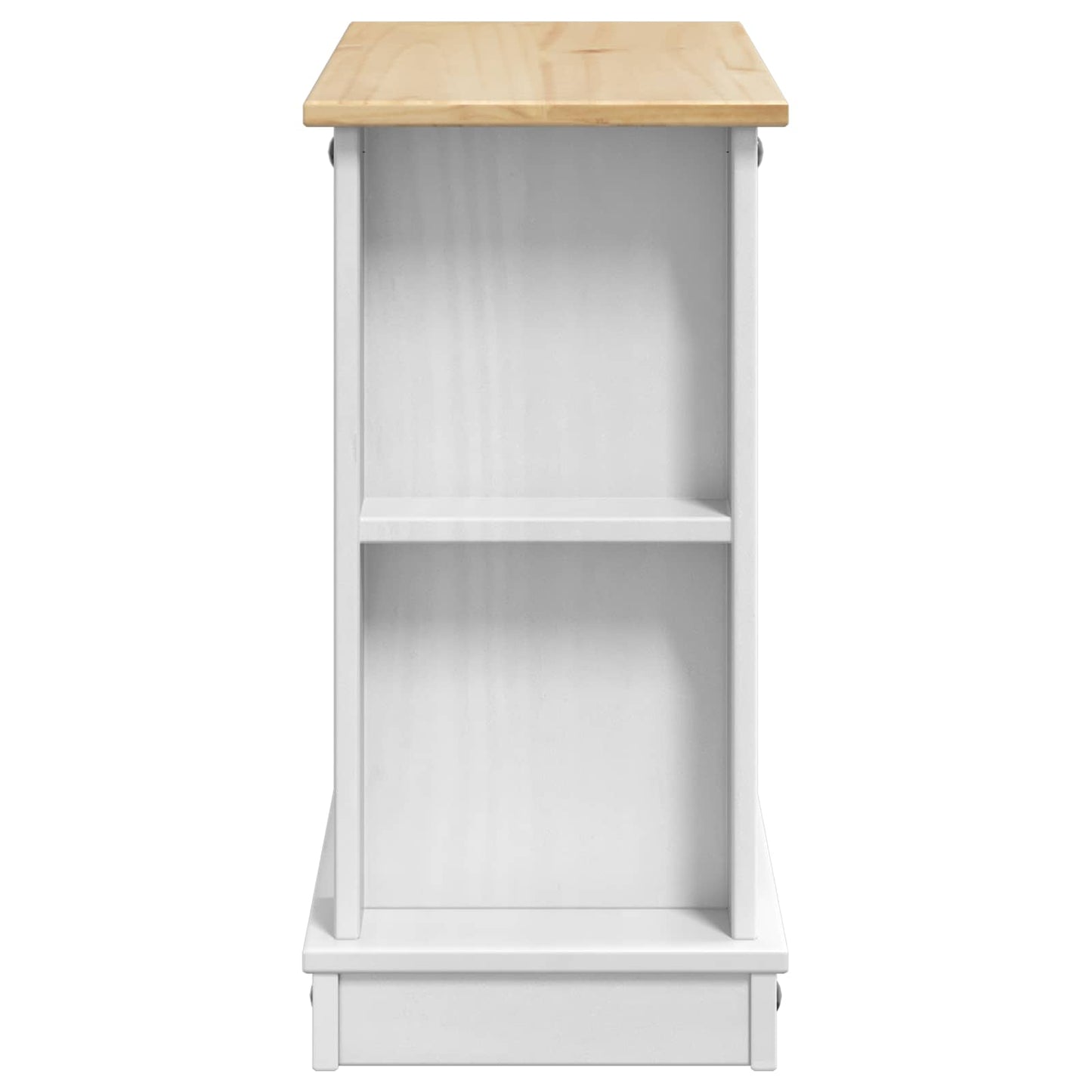 vidaXL Βάση ενυδρείου CORONA Λευκό και Καφέ 60 x 30 x 60 cm 150 κιλά