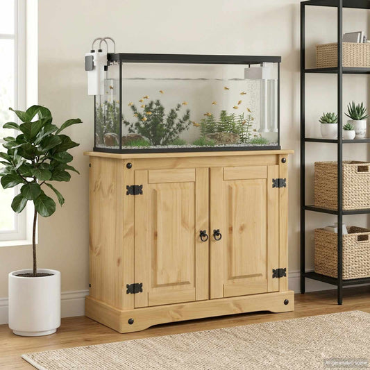 vidaXL Βάση ενυδρείου CORONA Καφέ 81,5 x 37 x 73 εκ. 250 kg
