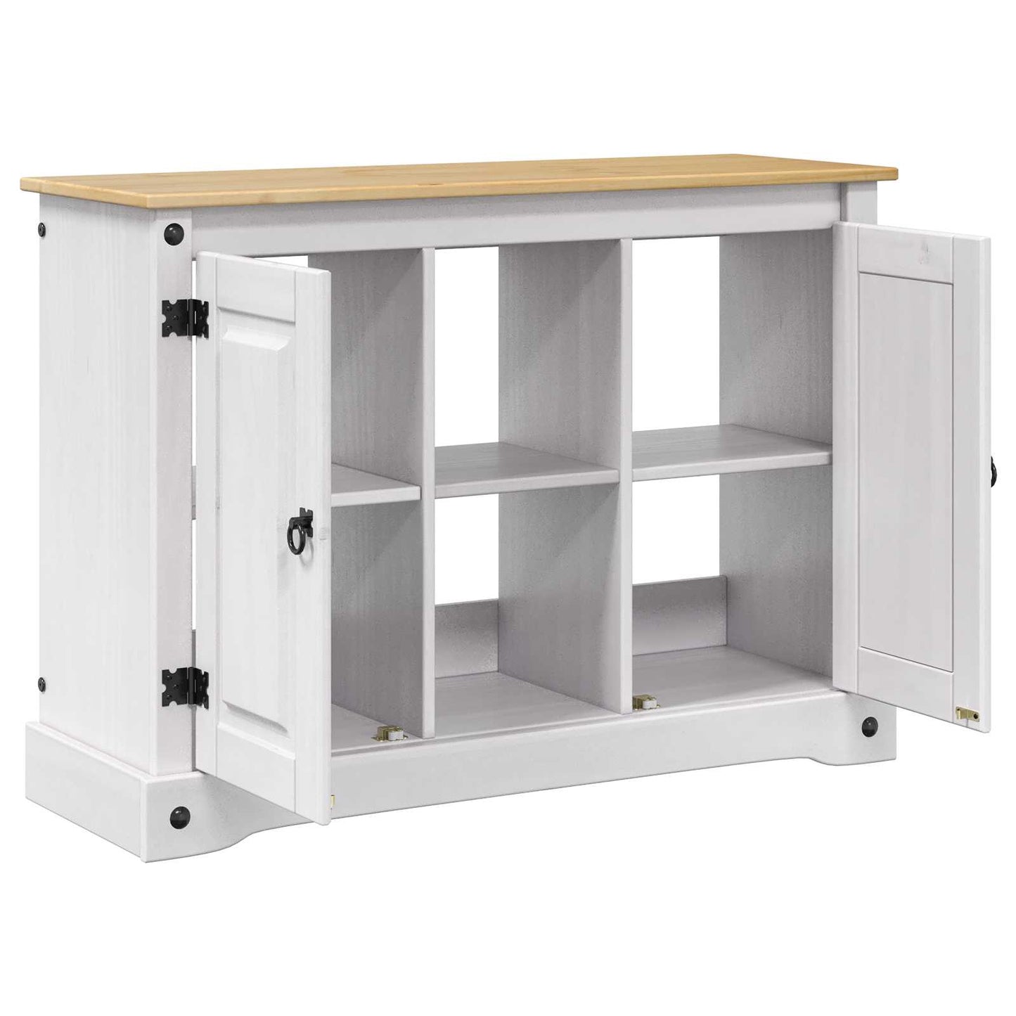 vidaXL Βάση ενυδρείου CORONA Λευκό και Καφέ 101,5 x 37 x 73 εκ.