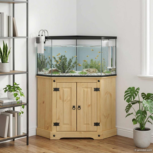 vidaXL Βάση ενυδρείου CORONA Καφέ 70 x 70 x 73 cm 300 κιλά