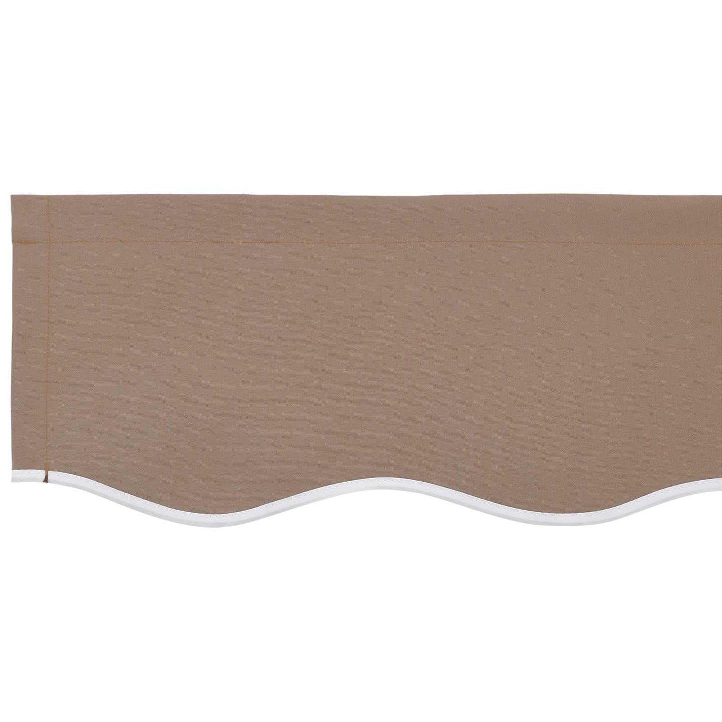 vidaXL Ύφασμα αντικατάστασης τέντας Taupe 431 x 345 εκ. Πολυεστέρας