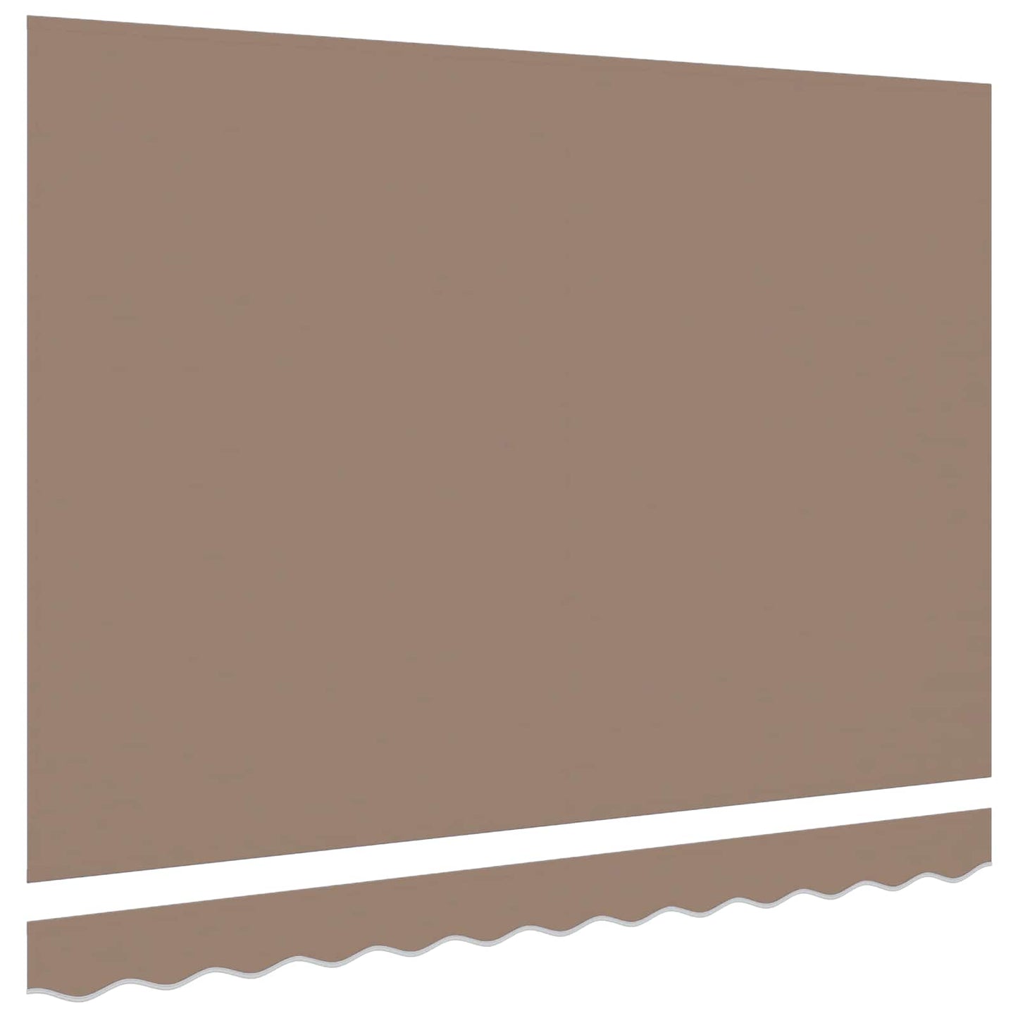 vidaXL Ύφασμα αντικατάστασης τέντας Taupe 581 x 295 εκ Πολυεστέρας