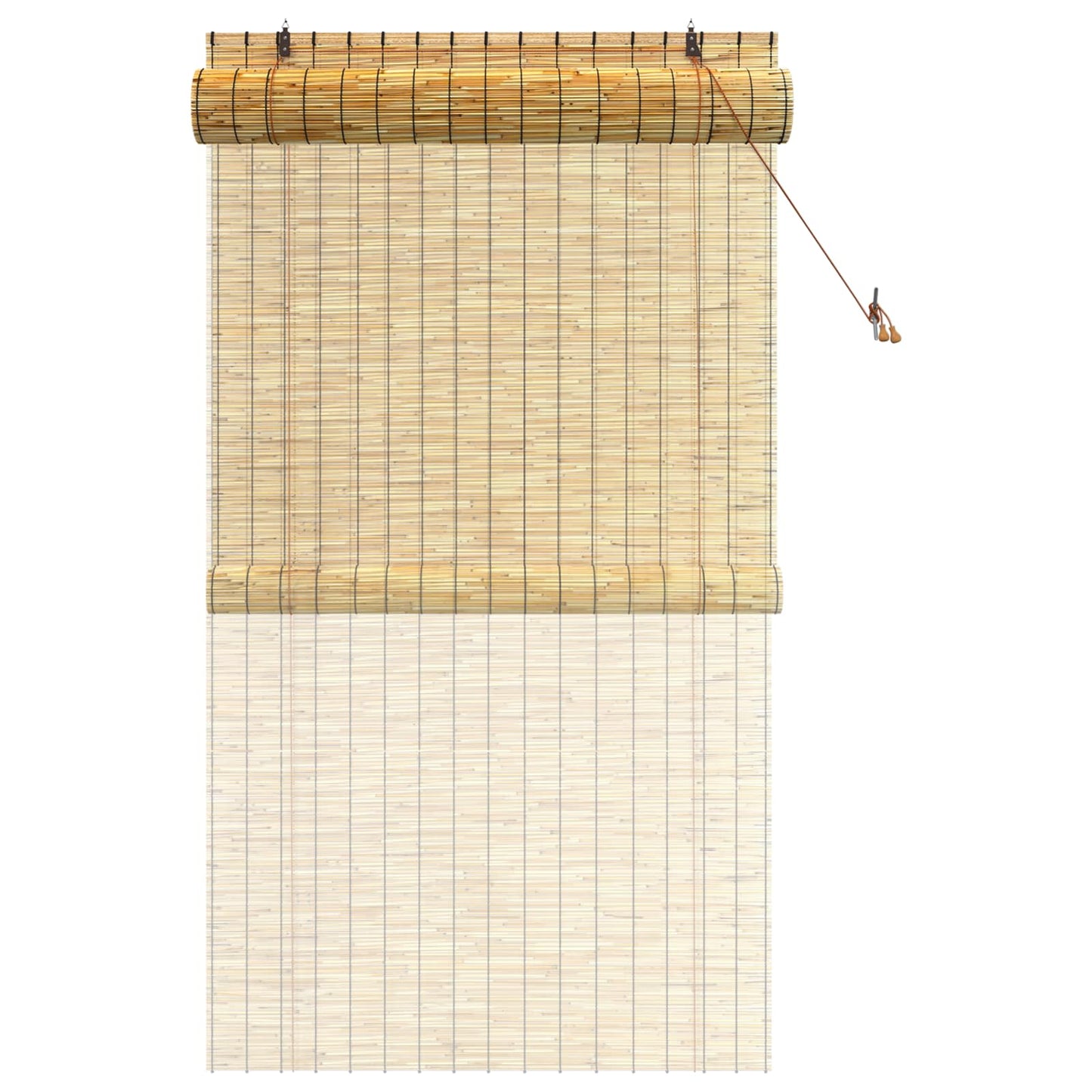vidaXL Ρόλερ (στόρι) Φυσικό 120 x 220 cm Καλάμι