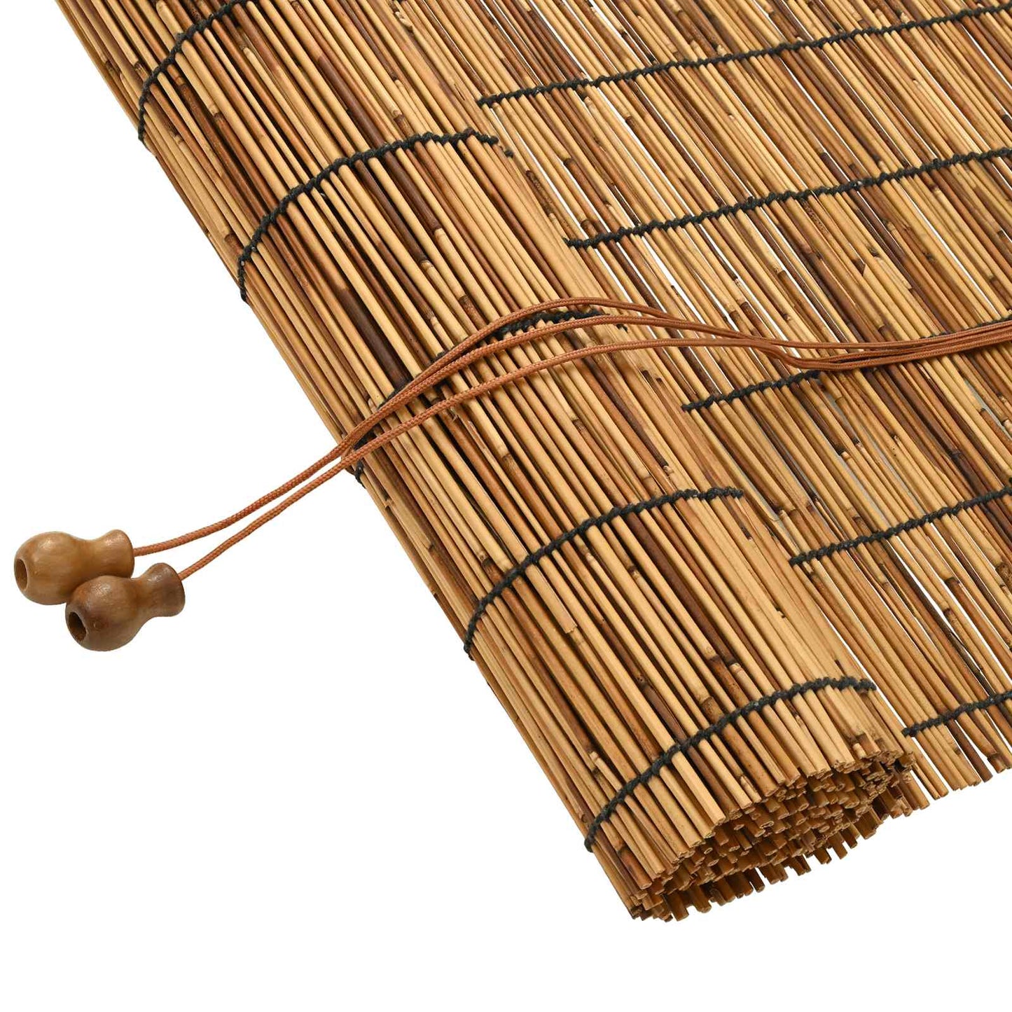vidaXL Ρόλερ (στόρι) Καφέ 80 x 160 cm Καλάμι