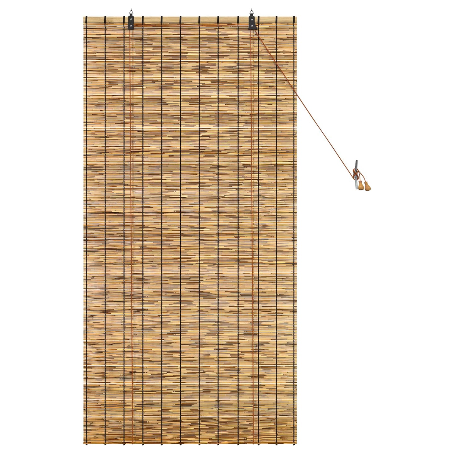 vidaXL Ρόλερ (στόρι) Καφέ 80 x 160 cm Καλάμι