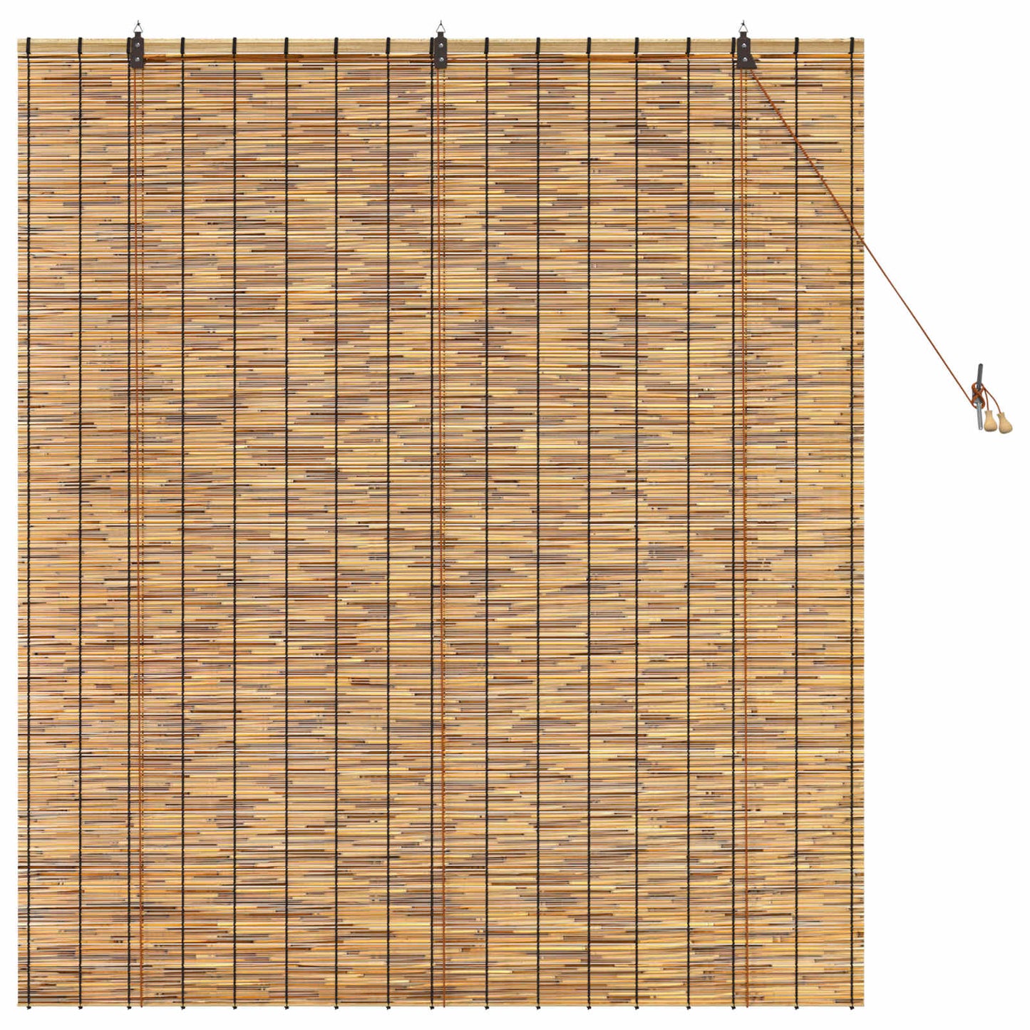 vidaXL Ρόλερ (στόρι) Καφέ 140 x 160 cm Καλάμι