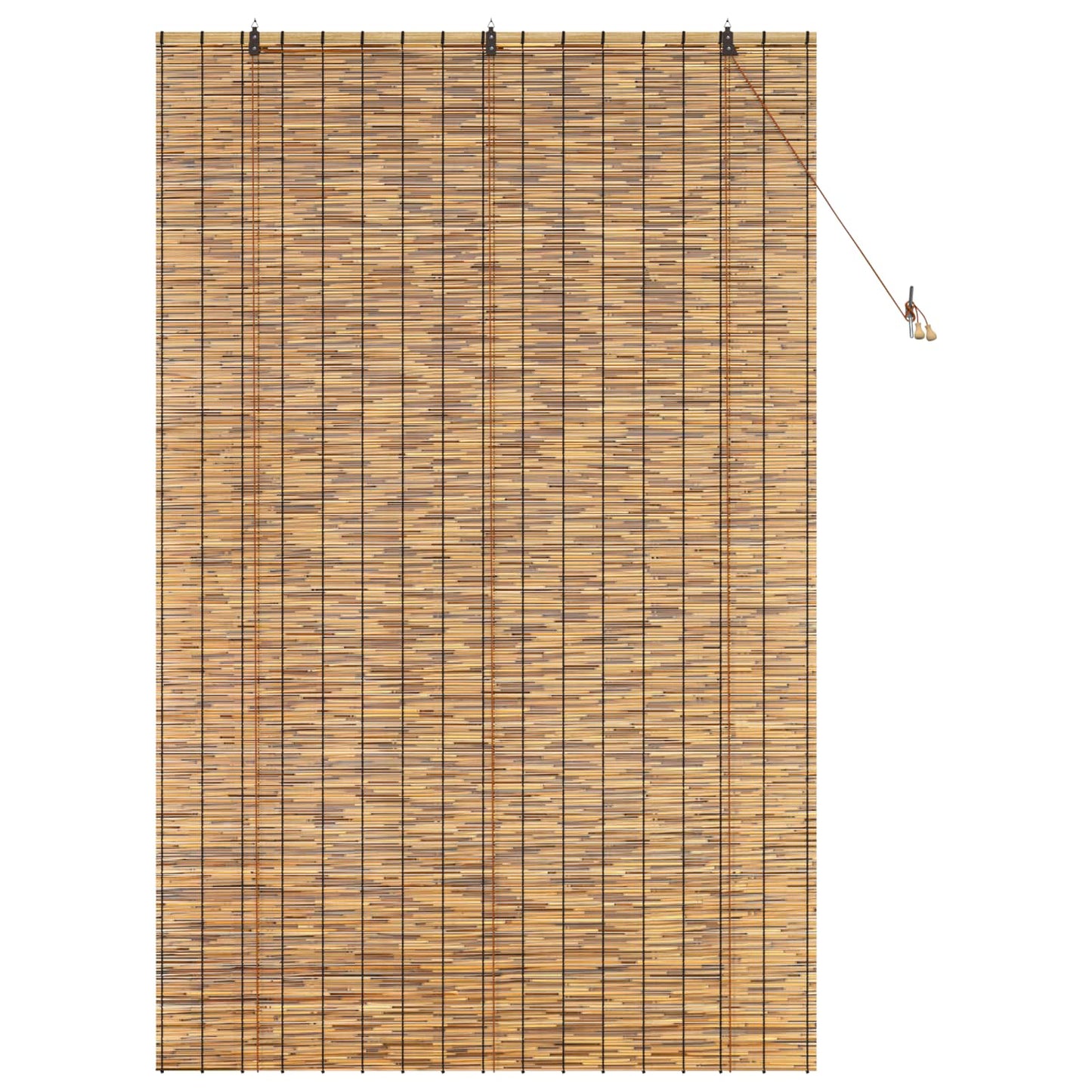 vidaXL Ρόλερ (στόρι) Καφέ 140 x 220 cm Καλάμι