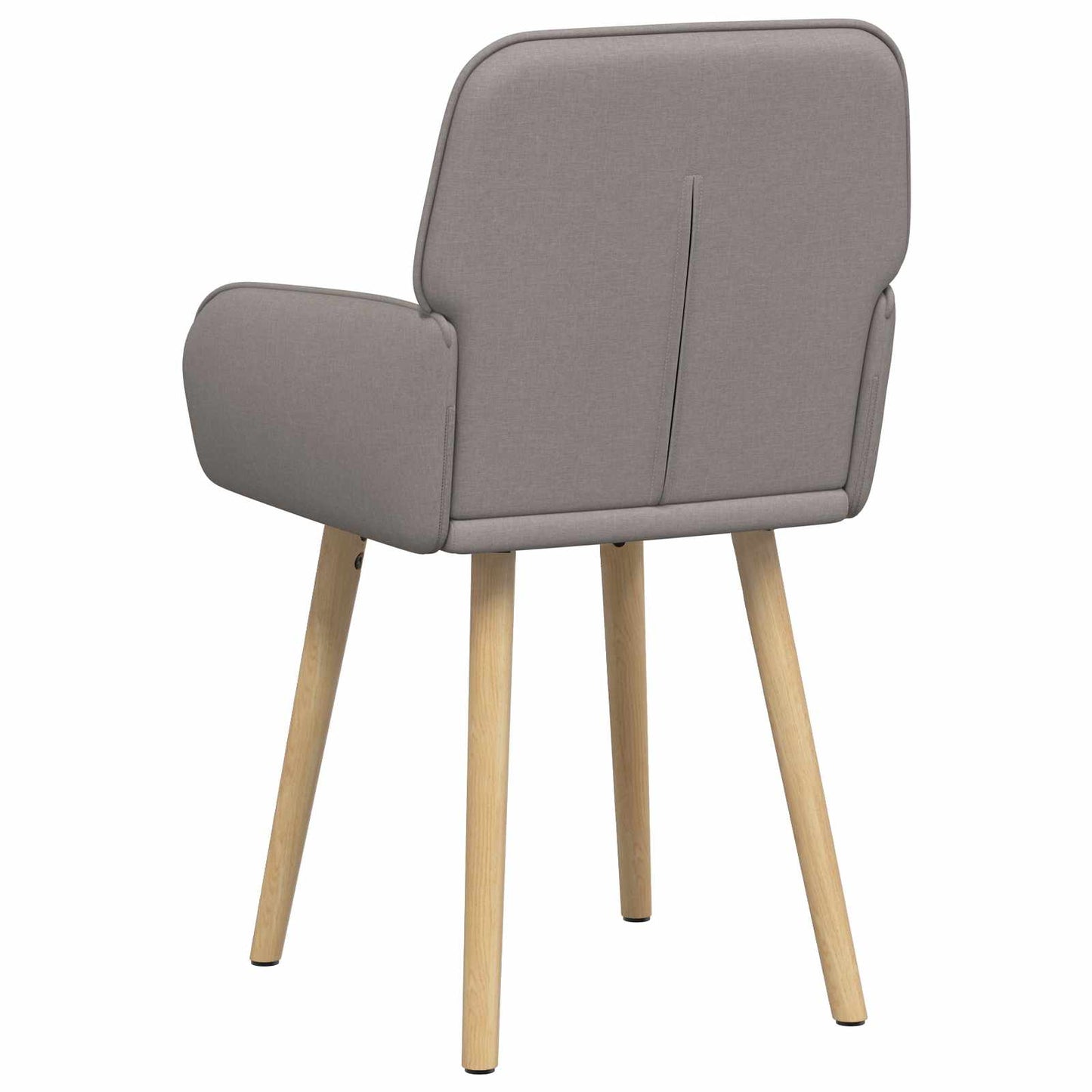 vidaXL Καρέκλες φαγητού 2 pcs Ύφασμα Taupe 56,5 x 50 x 87,5 εκ.