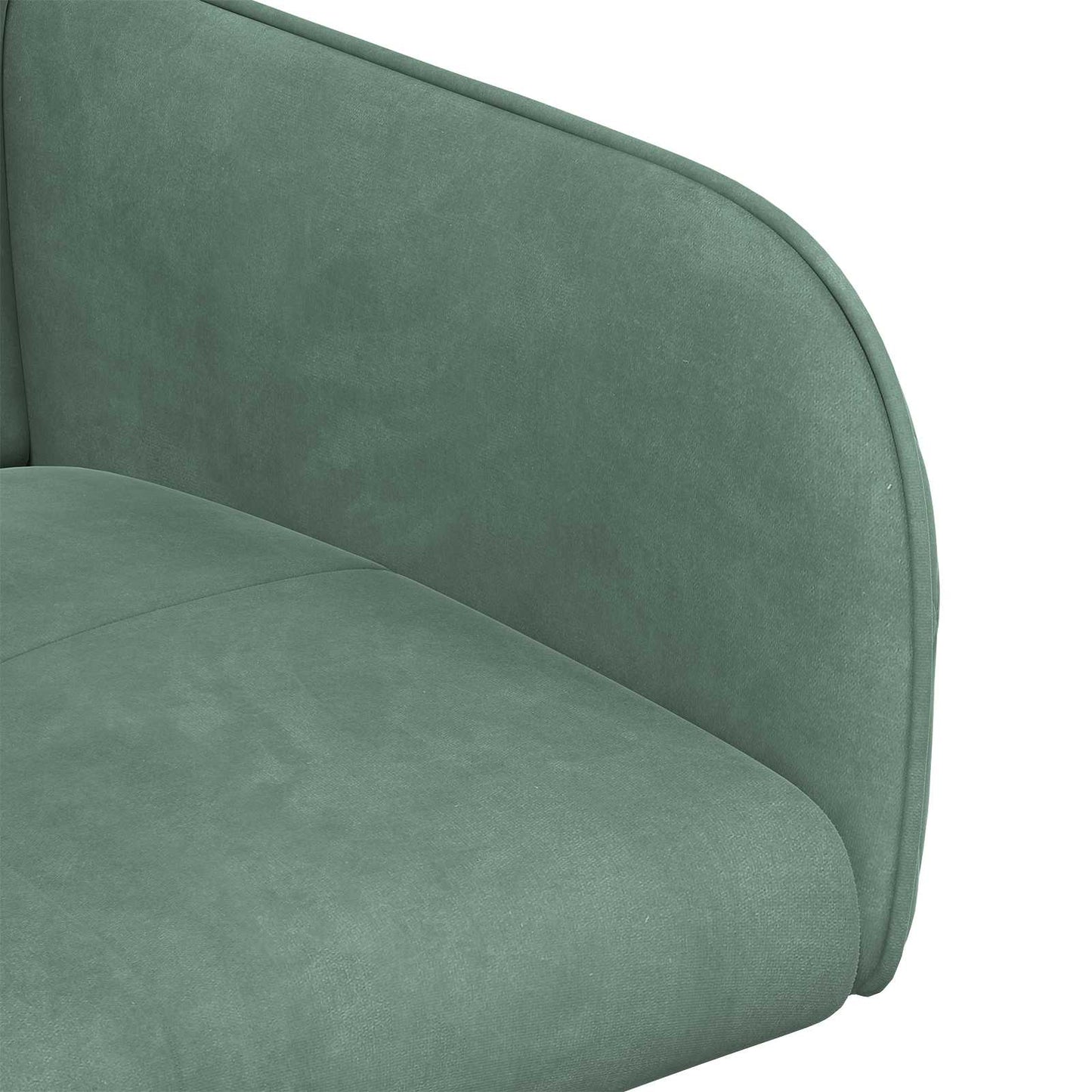 vidaXL Καρέκλες φαγητού 2 pcs Βελούδο Θαλασσί 59 x 56,5 x 86 εκ.